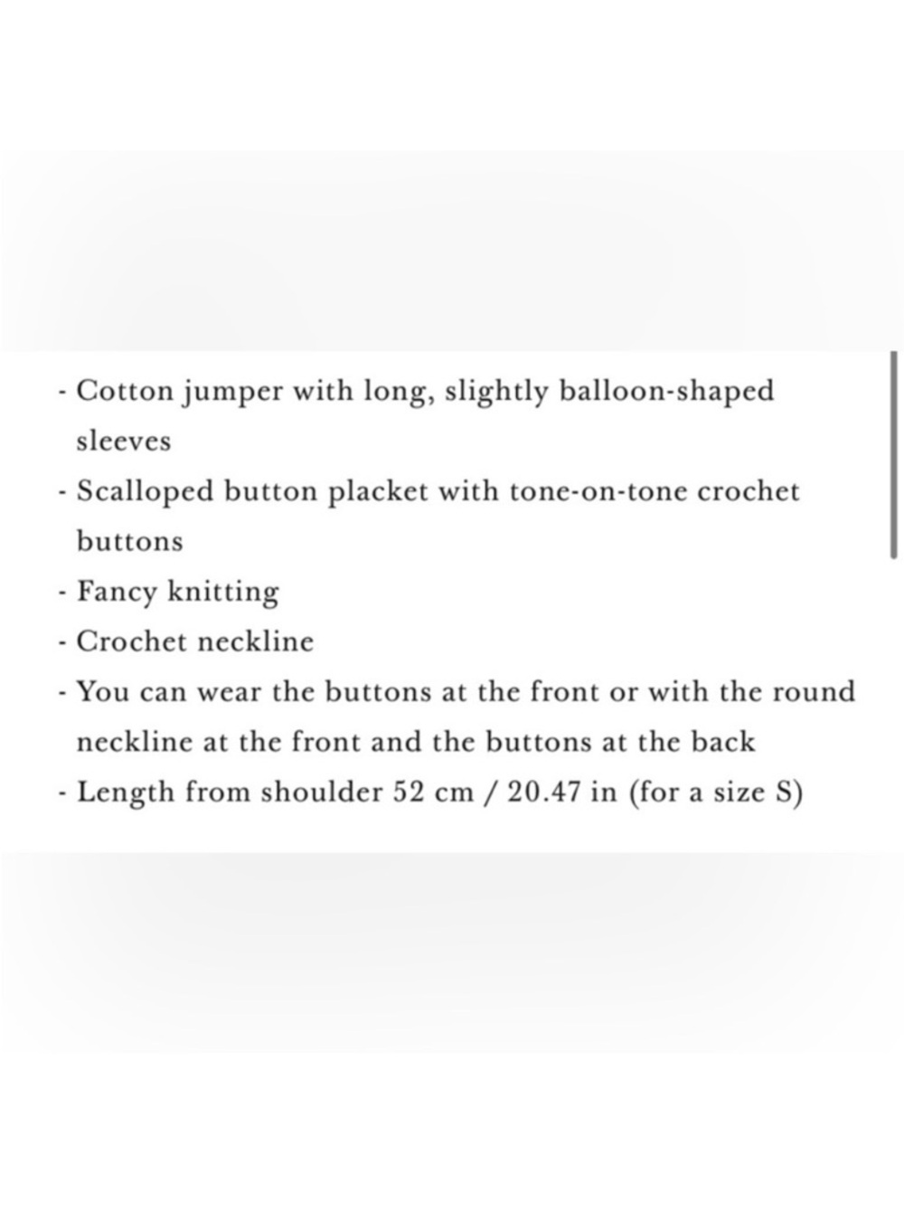 Sezane Artie Jumper Noir - Picture 5 of 8